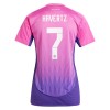 Maglia ufficiale Germania Kai Havertz 7 Trasferta Euro 2024 per Donna